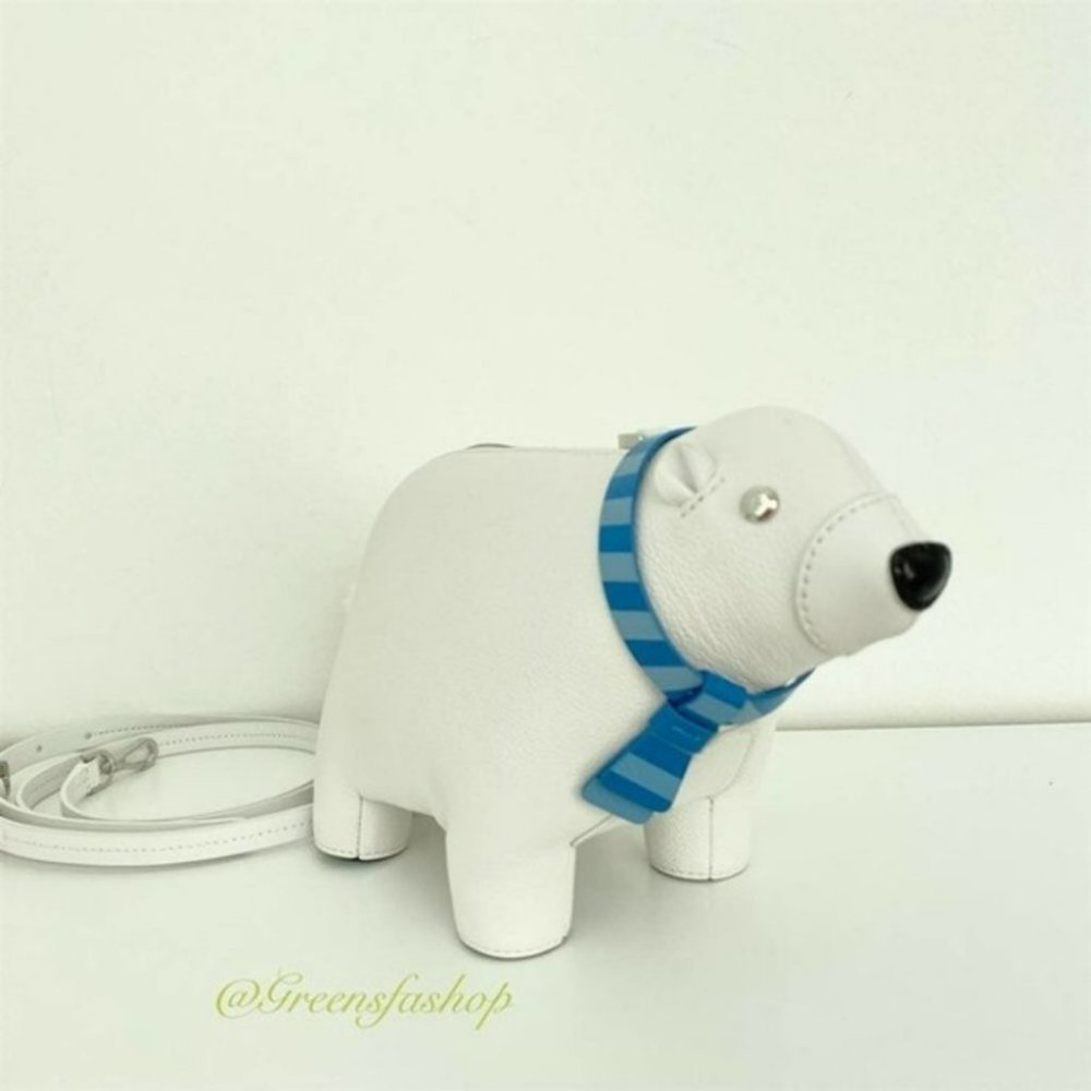 Kate spade purse arctic friends polar bear crossbody new - Picture 2 of 10